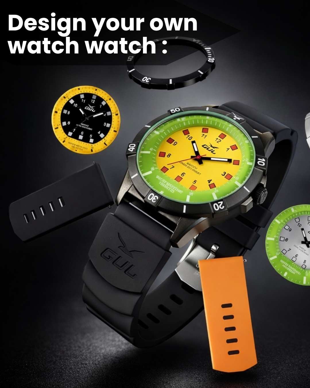 Design your own watch gul watches