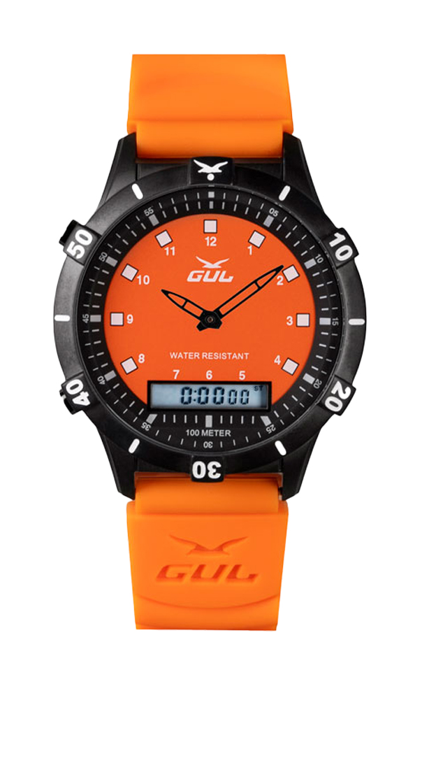 Gul No.1 Ana-Digi IPB Active Orange, Orange Silicone